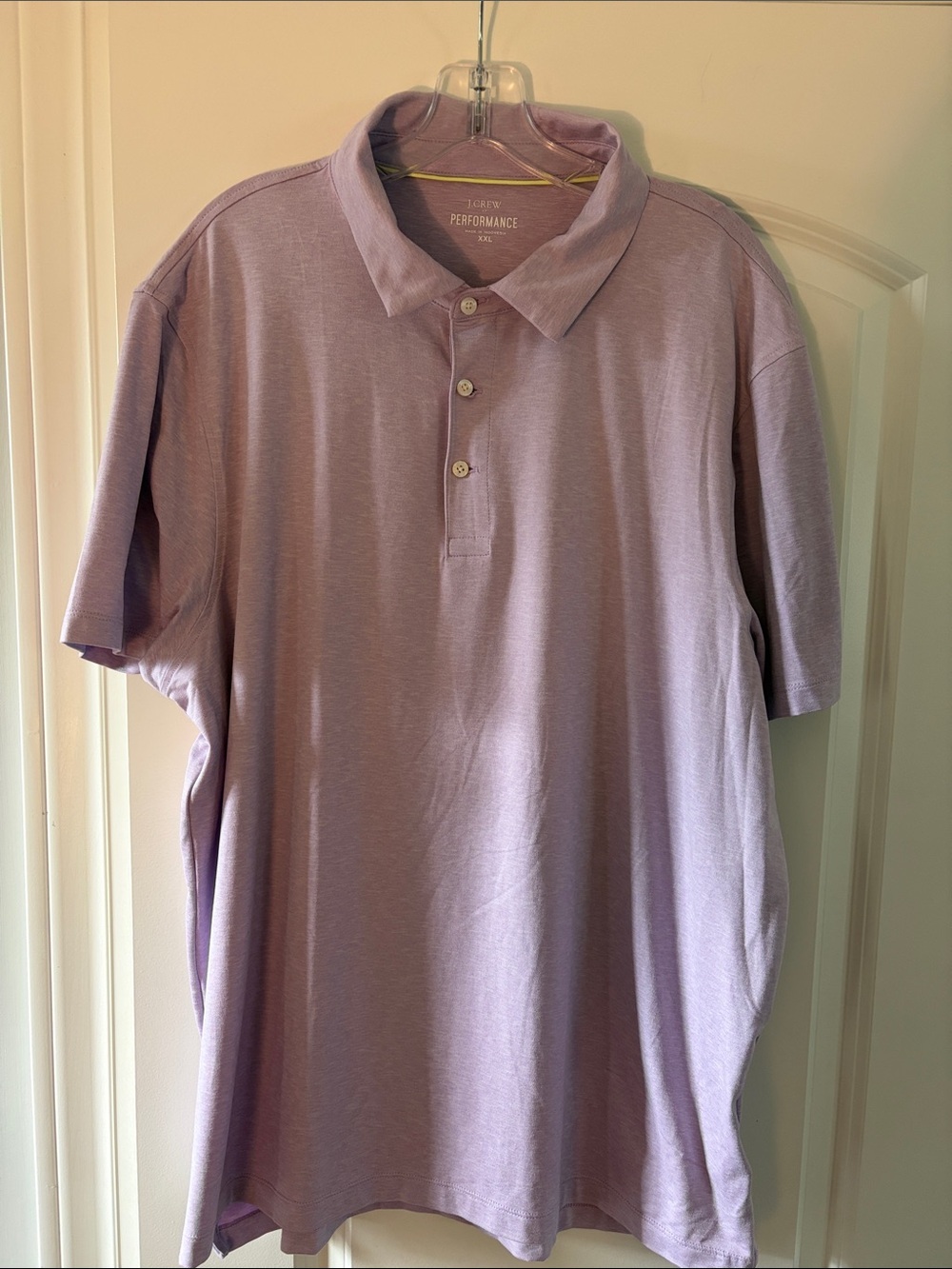 J. Crew Men’s Light Lavender Performance Polo
